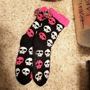 4/$10!!! Betsey Johnson Plush Grip Socks